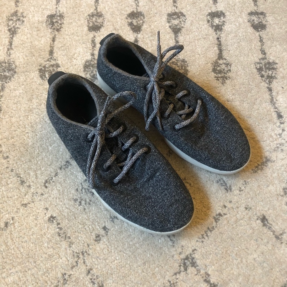 allbirds men’s wool runners charcoal size 10
